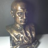 PICCOLO BUSTO IN BRONZO ALTO 17 CM RITRAENTE UN GIOVANE MUSSOLINI IN  CAMICIA NERA ANNI '20 – Arte Proibita